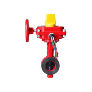 Wafer butterfly valve (Gear actuator & tamper switch)