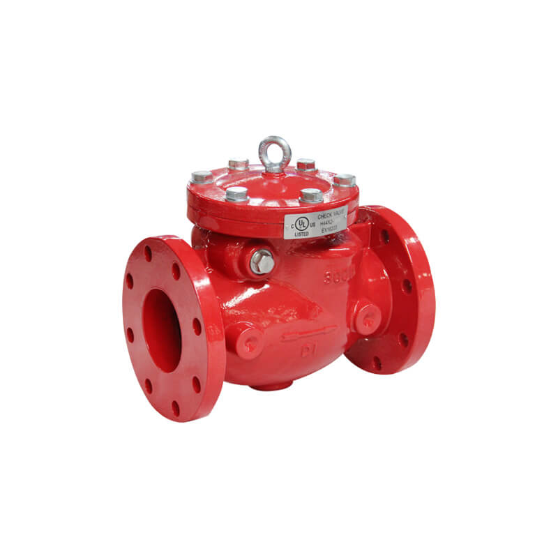 Flanged swing check valve