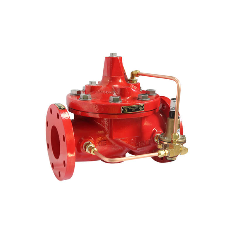 Flanged type pressure reducing valve